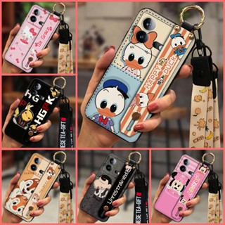 Phone Holder Original Phone Case For VIVO IQOO Neo8/Neo8 Pro Waterproof armor case Anti-dust Cute Cartoon Cover Lanyard