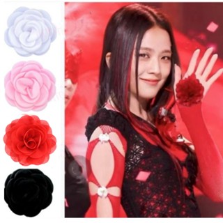 12 สี BLACKPINK JISOO แหวนดอกไม้ เขย่ามือ ดอกไม้ เขย่ามือ แหวน 6/8/10 ซม. ดอกไม้ แหวนเปิดเวที อุปกรณ์ประกอบฉากเวที