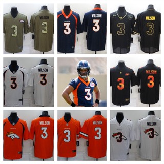 NFL Denver Broncos Russell Wilson เสื้อยืดเสื้อสปอร์ต