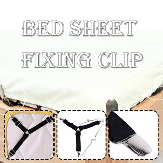 Bed Sheet Holder Straps Triangle Mattress Corner Clips Sheet Fastener Suspenders