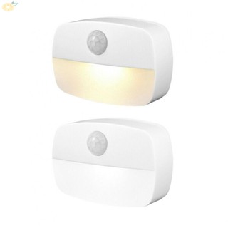 【VARSTR】Cordless LED Motion Sensor Night Light Perfect for Closets and Stairs (Set of 2)