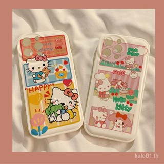 เคสป้องกันโทรศัพท์มือถือ ลาย Hello Kitty สําหรับ iPhone 13 11 14Promax 6 7 8plus 12 x