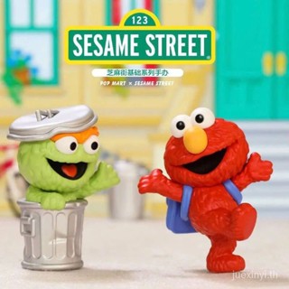 ของแท้ POPMART POPMART Sesame Street Basic Series ฟิกเกอร์กล่องปริศนา ของขวัญ สําหรับผู้ชาย ผู้หญิง R13I