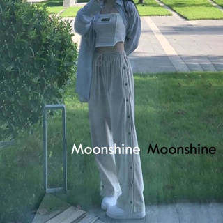 Moon  กางเกงขายาว คาร์โก้ กางเกง เชือกอเมริกันคลาสิค Cargo pants 2023 NEW 072023 Trendy พิเศษ ทันสมัย Stylish A23L057 36Z230909