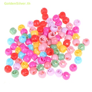 Goldensilver กิ๊บติดผม ประดับลูกปัด ขนาดเล็ก สีแคนดี้ สําหรับผู้หญิง 100 ชิ้น