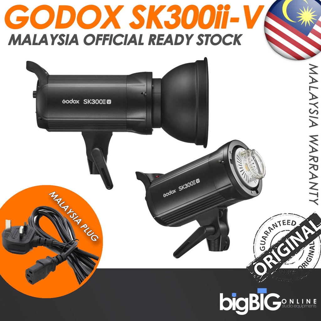 GODOX SK300ii-V ไฟสตูดิโอ Lampu Studio 300w