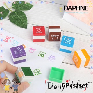 Daphne แสตมป์ ลาย Encouraget สําหรับตกแต่งสมุดภาพ 6 ชิ้น ต่อชุด