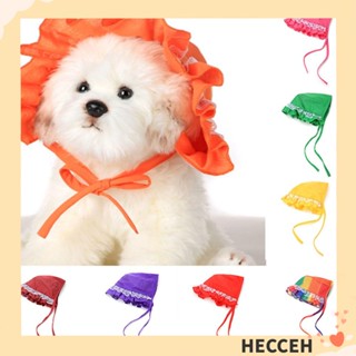 HECCEH หมวกกันแดด สีสันสดใส อุปกรณ์เสริม สําหรับสัตว์เลี้ยง สุนัข