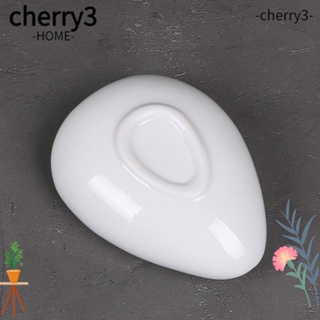 Cherry3 ถ้วยตวงเมล็ดกาแฟ เซรามิค สีขาวบริสุทธิ์ 3.9 นิ้ว