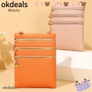 OKDEALS กระเป๋าสะพายไหล่ กระเป๋าเมสเซนเจอร์ อเนกประสงค์ สําหรับผู้หญิง