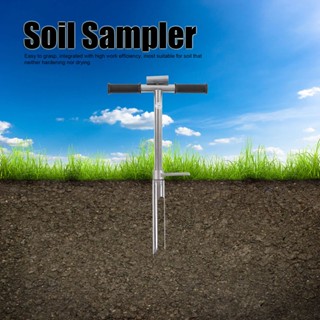 ANGEL Soil Sampler Probe Tool Stainless Steel Accurate with Ejector Foot Pedal for Lawn Garden