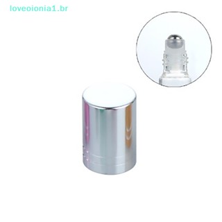 Loveoionia1 ขวดลูกกลิ้งเปล่า พลาสติกสเตนเลส สําหรับใส่น้ํามัน ของเหลว 10 มล. สุ่มสี