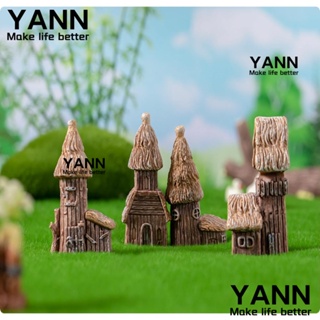 Yann1 บ้านกระท่อมเรซิ่น ขนาดเล็ก DIY สําหรับตกแต่งสวน