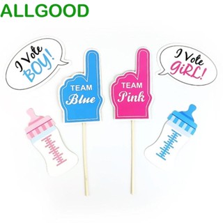 Allgoods พร็อพไม้ สีชมพู สําหรับตกแต่งปาร์ตี้วันเกิดเด็ก