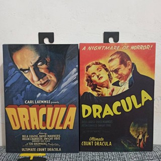 Neca โมเดลฟิกเกอร์ Dracula Carl Laemmle Presents Ultimate Count Dracula ขยับข้อต่อได้ ขนาด 18 ซม. สําหรับตกแต่งชั้นวางหนังสือ