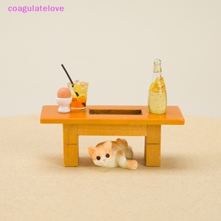 Coagulatelove โมเดลโต๊ะกาแฟ ขนาดเล็ก สําหรับตกแต่งบ้านตุ๊กตา [ขายดี]