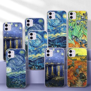 เคสโทรศัพท์มือถือแบบนิ่ม ลาย Van Gogh Skull Tardis SXC55 สําหรับ VIVO V11 Pro V15 V19 V20 SE Y70 V5 Lite Y66 V5s Y67 V7 Plus Y79 Y75 V9 Y85 Y89