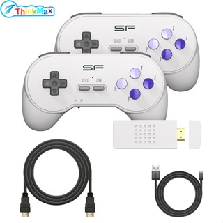 เกมคอนโซลไร้สาย 4k Hd สไตล์เรโทรคลาสสิก สําหรับ Super Snes Sfc Y2 Sf พร้อมตัวควบคุมตามหลักสรีรศาสตร์