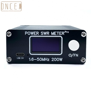 【ONCEMOREAGAIN】Advanced 1 6 50MHz Power and Standing Wave Meter with Dynamic Analog Display Bar