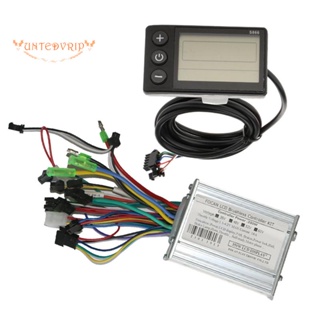 เครื่องวัดความเร็วมอเตอร์ DC 36V 48V 52V 60V 350W 18A S866 หน้าจอ LCD