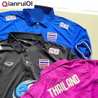 (Qianrui01) เสื้อโปโลวอลเลย์บอลทีมชาติไทย THAILAND NATIONAL VOLLEYBALL TEAM COLLECTION 2023 รหัส 23-199