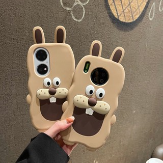 เคสซิลิโคนนิ่ม ลายการ์ตูนกระต่าย 3D สําหรับ Vivo V27 V20 Pro V23 V23E V21 V21S 4G 5G V11 Pro Y93 Y97 Y83 Y81 Y75 4G