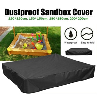 Square Oxford Sandbox Sandpit Cover With Drawstring Dustproof Waterproof