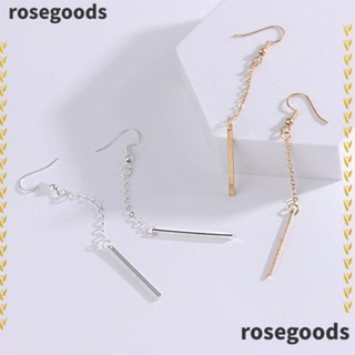 Rosegoods1 เครื่องประดับ ต่างหูระย้า โลหะผสมเงิน คุณภาพสูง สําหรับผู้หญิง