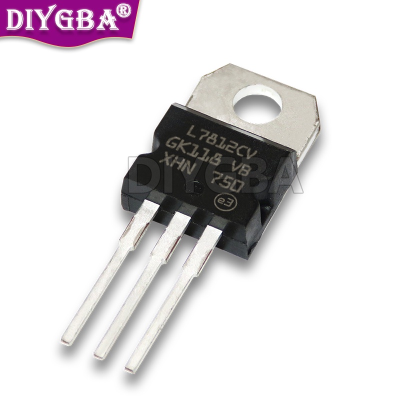 10PCS 100% ใหม่ L7812CV TO-220 L7812 LM7812 7812 ใหม่ตัวควบคุมแรงดันไฟฟ้าบวกชิป IC