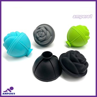 3d Rose Ice Mold Ice Cube Soft ซิลิโคนกาแฟนมชาเบเกอรี่เยลลี่สบู่เทียนเครื่องมือตกแต่งเค้ก -AME1