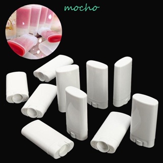 Mocho หลอดเปล่า สําหรับใส่ลิปบาล์ม น้ําหอม ดับกลิ่น ขนาด 15 มล. DIY สีขาว พร้อมฝาปิด