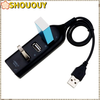 Shououy อะแดปเตอร์ฮับ USB 2.0 สําหรับคอมพิวเตอร์ แล็ปท็อป โน้ตบุ๊ก