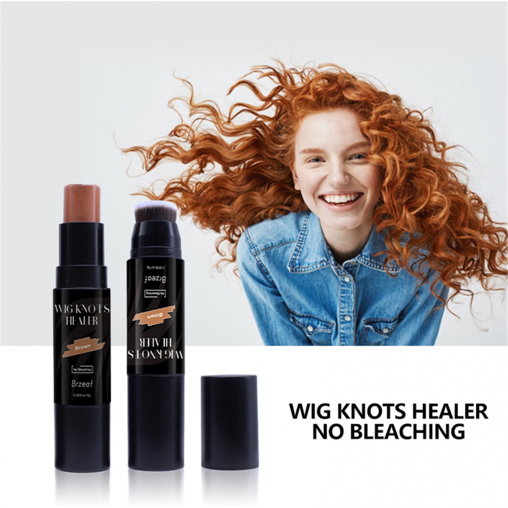 YL4 สีลูกไม้ย้อมสี Stick แบบพกพา Sweat-Proof Hair Care Dye คอนซีลเลอร์ Stick สําหรับวิกผมลูกไม้/ส่วน