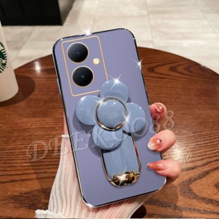 เคสโทรศัพท์มือถือแบบนิ่ม ลายกังหันลมน่ารัก 3D หมุนได้ สําหรับ VIVO Y78 Y27 Y02T 5G 4G VIVOY78 VIVOY27