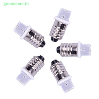 Greatshore หลอดไฟ E10 Led DC 3V 4.5V 5 ชิ้น ต่อชุด