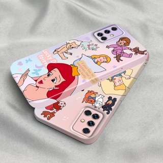 เคสโทรศัพท์มือถือ PC แข็ง ปิดด้านหลัง ลายเจ้าหญิงอลิซ แวววาว สําหรับ Samsung Galaxy A51 M40S A52 A53 A13 A04S A12 A12s A11 A04 A02 A02S A03