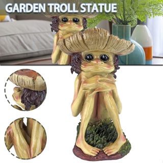 Garden Gnome Statue Resin Sculpture Figurine Indoor Outdoor Yard Art Decoration