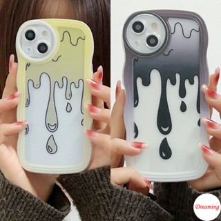 เคสโทรศัพท์มือถือ ทรงหยดน้ํา สีเหลือง ดํา สําหรับ Infinix Hot 30i 20S 12i 10S 10T 9 Play Pro 11S NFC 8 4G 5G