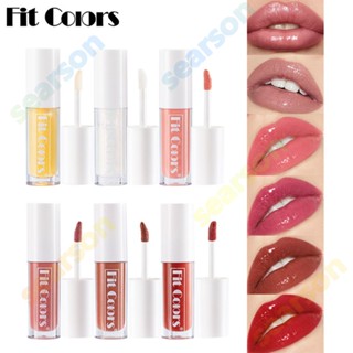 Glow Lip Sexy Lip Crystal Oil Lip Moisturizing Plump Makeup Oil Lip Plumping Gloss Plumper Tinted Jelly 【searson】 【searson】