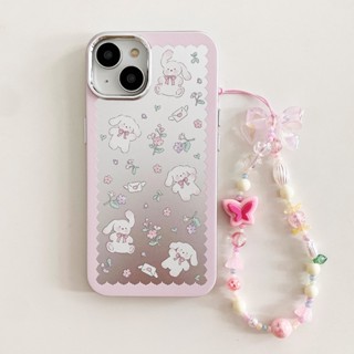 เคสโทรศัพท์มือถือแบบแข็ง ลายลูกสุนัขสีขาวน่ารัก สําหรับ IPhone 11 12 12Pro 12ProMax 13 13Pro 13ProMax 14 14Pro 14ProMax