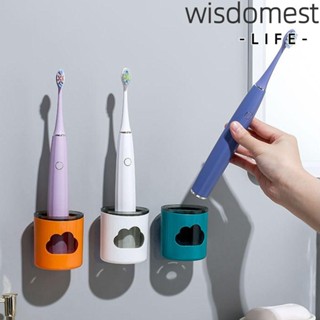 Wisdomest ที่เก็บแปรงสีฟัน กันน้ํา แบบติดผนัง ไม่ต้องเจาะผนัง