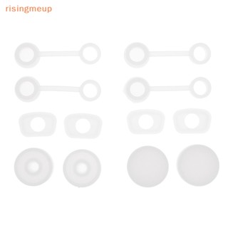 [risingmeup] ชุดจุกซิลิโคน กันรั่วซึม สําหรับแก้วน้ํา 1.0 2.0 6 ชิ้น ต่อชุด