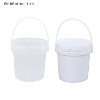 Better ถังพลาสติก เกรดอาหาร ขนาดเล็ก 500 มล. พร้อมฝาปิด สําหรับใส่ชานม