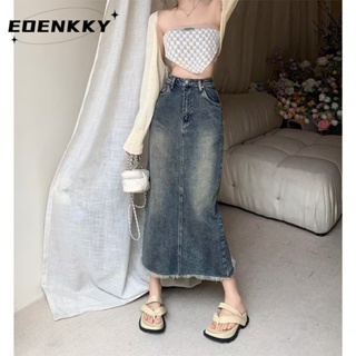 EOENKKY  กระโปรง กระโปรงยีนส์ กระโปรงกางเกง 2023 NEW Style 073122 ทันสมัย สไตล์เกาหลี fashion สวยงาม A93M0Z8 36Z230909