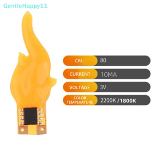 Gentlehappy หลอดไฟไดโอด Led 3v 2200K ยืดหยุ่น อุปกรณ์เสริม สําหรับตกแต่ง