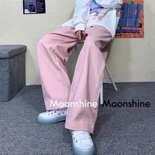 Moon  กางเกงขายาว คาร์โก้ กางเกง เชือกอเมริกันคลาสิค Cargo pants 2023 NEW พิเศษ ทันสมัย Trendy Korean Style A20M01L 36Z230909