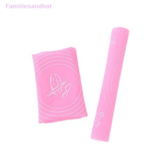 Familiesandhot&gt; แผ่นซิลิโคนนวดแป้ง คุกกี้ เค้ก แผ่นอบ เครื่องมือ ไม่กลิ้ง แผ่นแป้ง ขนาดใหญ่ เครื่องมือแผ่นอุปกรณ์เสริมอย่างดี