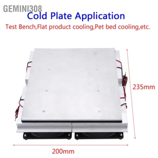 Gemini308 240W Semiconductor Refrigeration Thermoelectric Peltier Cold Plate Cooler พร้อมพัดลม