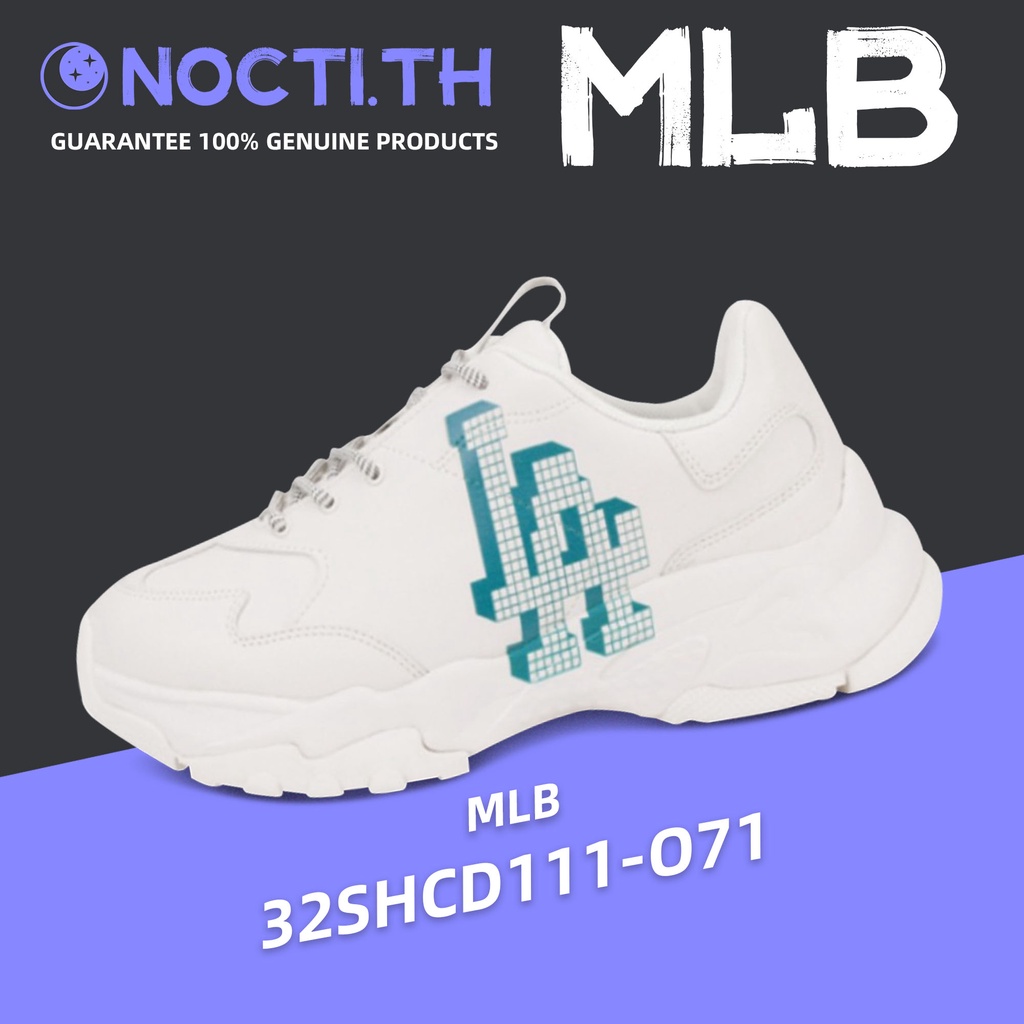 ของแท้100% MLB 32SHCD111-07I [Unisex Men and Women Sneakers] รองเท้าผ้าใบ