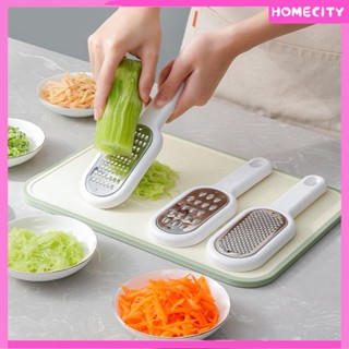 [พร้อม] 3-in-1 Stainless Steel Multi-Function Vegetable Cutter and Grater Set / Fruit Vegetable Mini Peeler Grater Set / Kitchen Tool